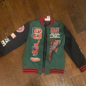 Marvel Spider-Man Kids Jacket - Green and Black